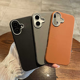 Leather Look TPU Cover for iPhones