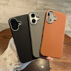 Leather Look TPU Cover for iPhones