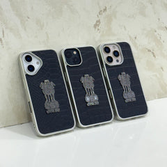 🇮🇳NEW Satymev Jayte Edition Leather Look Cover for iPhone🇮🇳